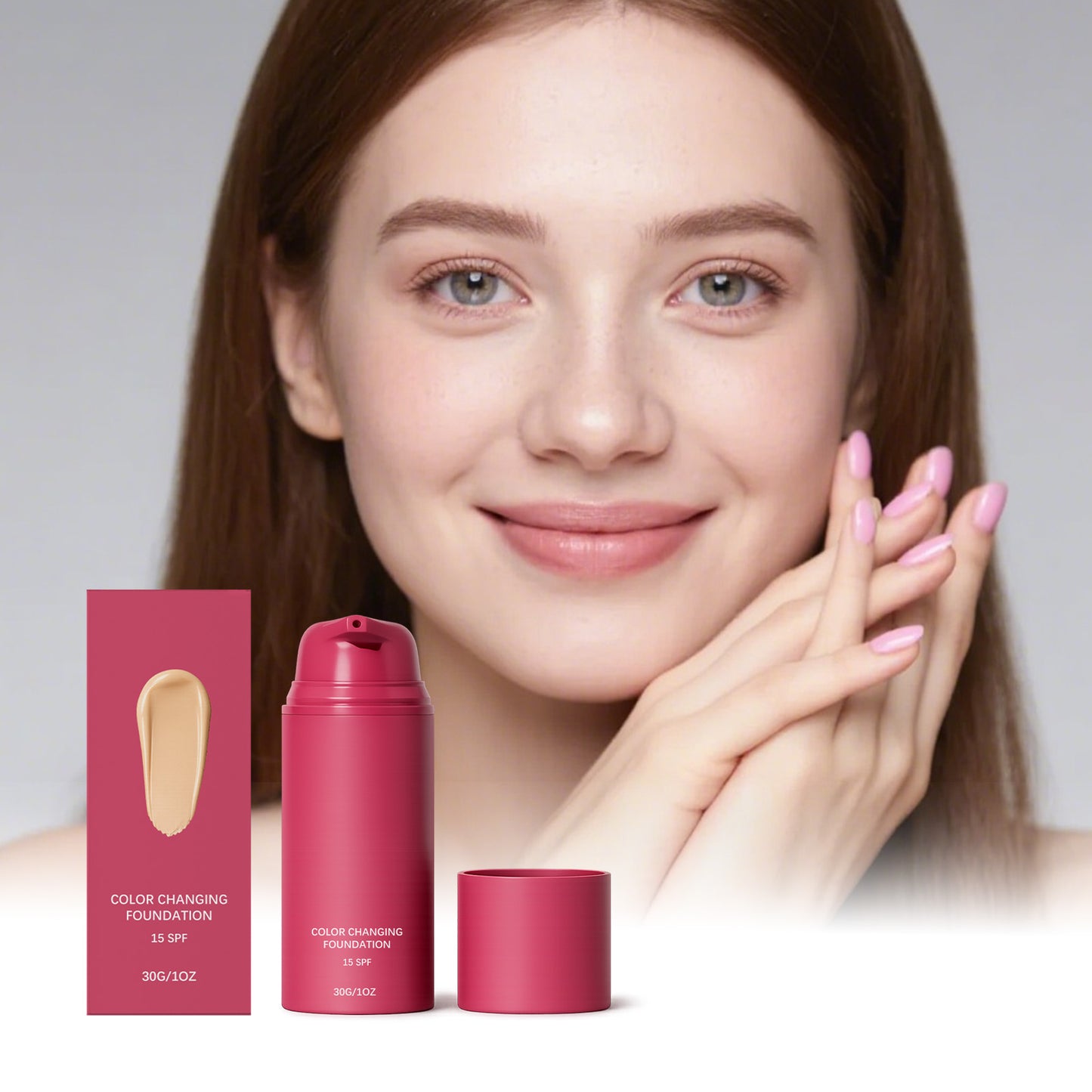 Thermo-Responsive Color Changing Foundation - 30g Natural Shade
