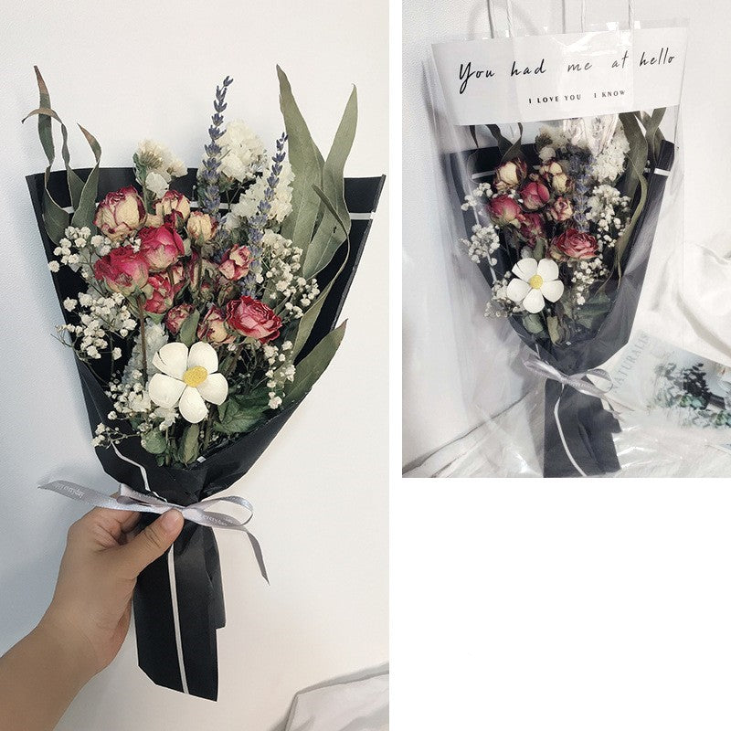 Festive Flower Bouquet with Fireworks Hand Decoration - Multiple Styles