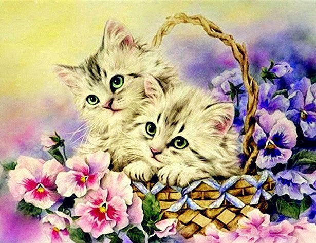 Diamond Painting Kit for Home Decor - Animal Rhinestone Art, Multiple Sizes & Styles