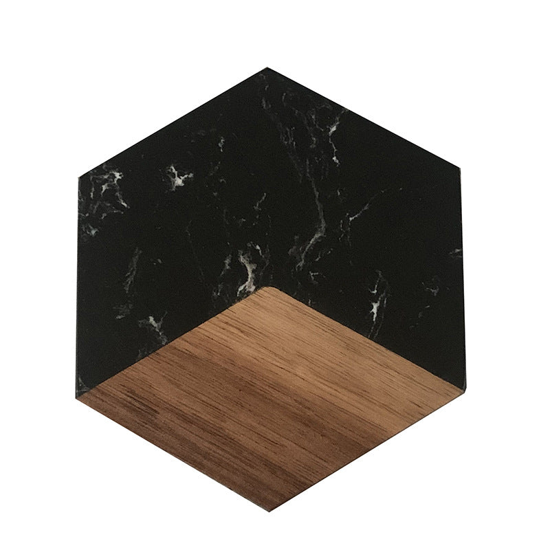 Heat-Resistant Marble Cup Coaster Pad for Dinnerware - Modern Style