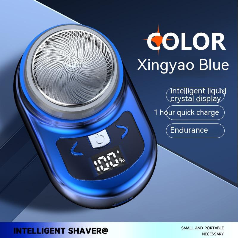 Portable Electric Shaver with USB Charging & Digital Display