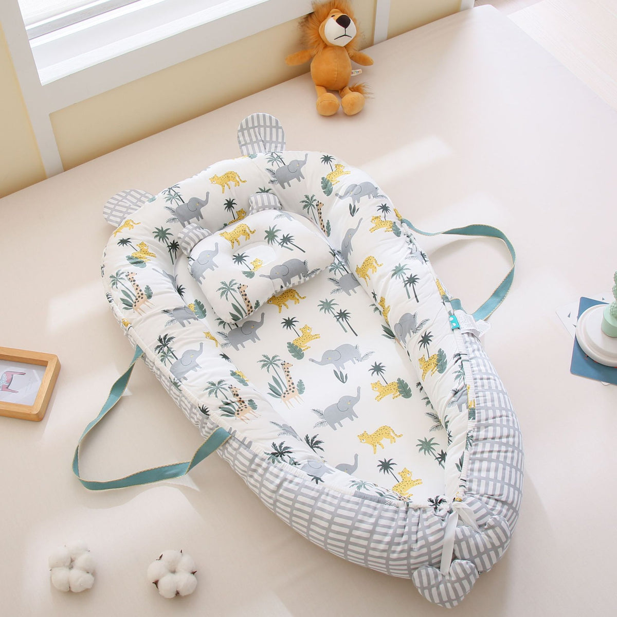 Portable Baby Crib Carry Bag - Foldable Travel Storage for Nursery