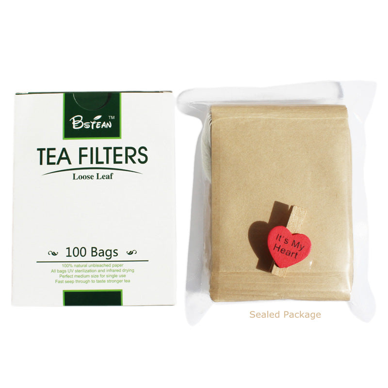Disposable Tea Filter Bags - Natural Unbleached Paper Infuser
