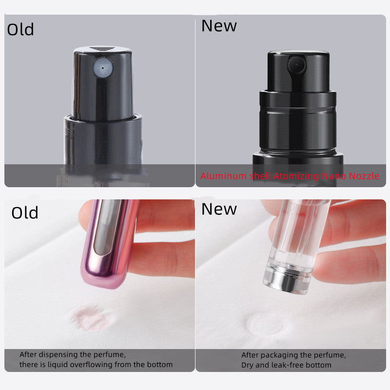 Portable Perfume Sprayer Bottle Set - Refillable Travel Atomizer with 9ML Capacity