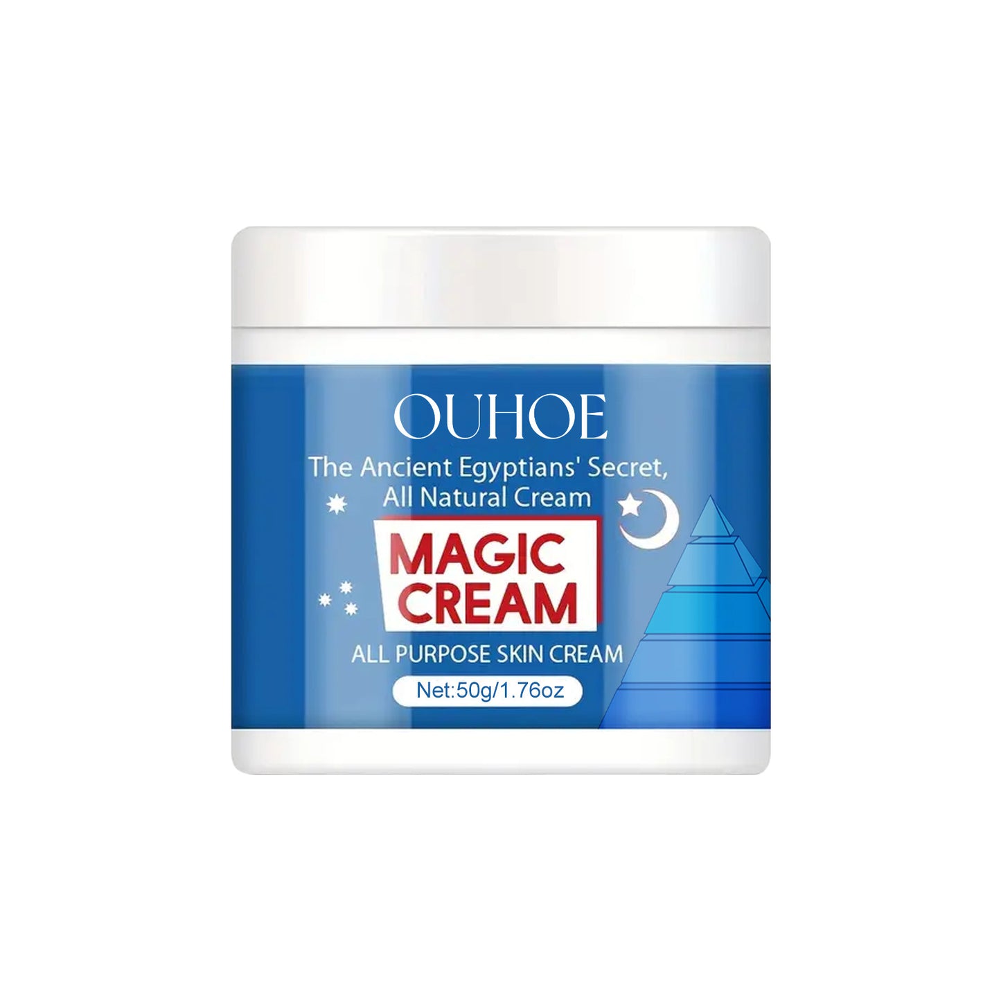 Deep Hydrating Facial Cream for Skin Brightening 50g - Moisturizing & Discoloration Repair