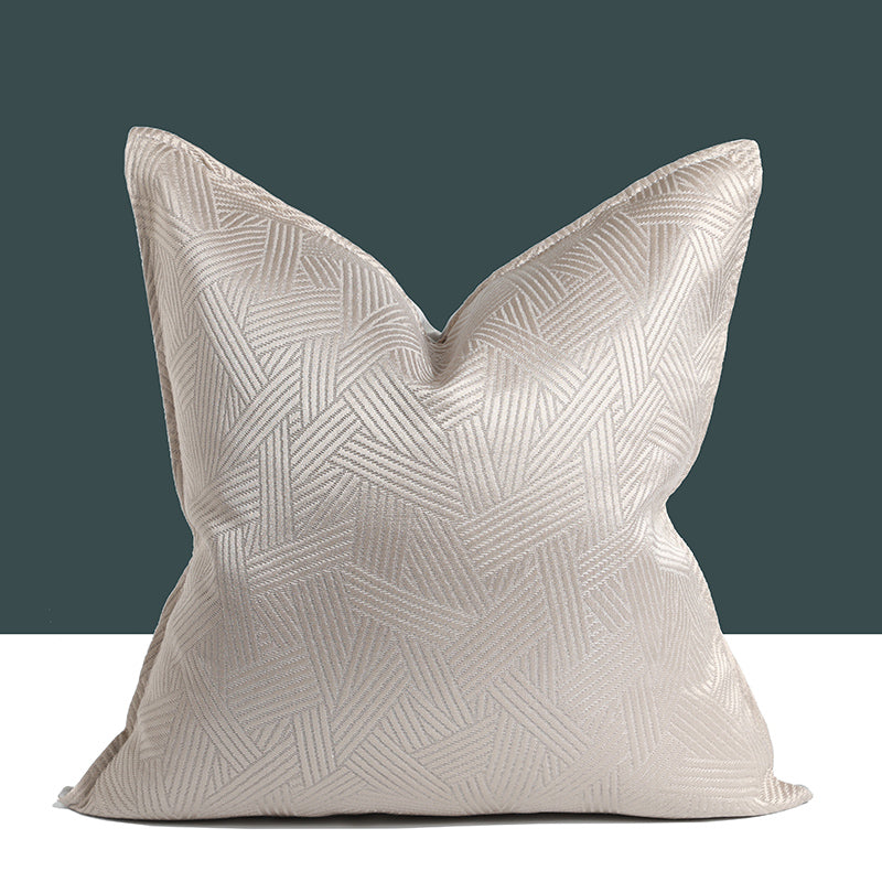 Modern Grey Sofa Cushion Cover 45x45cm Geometric & Abstract Styles
