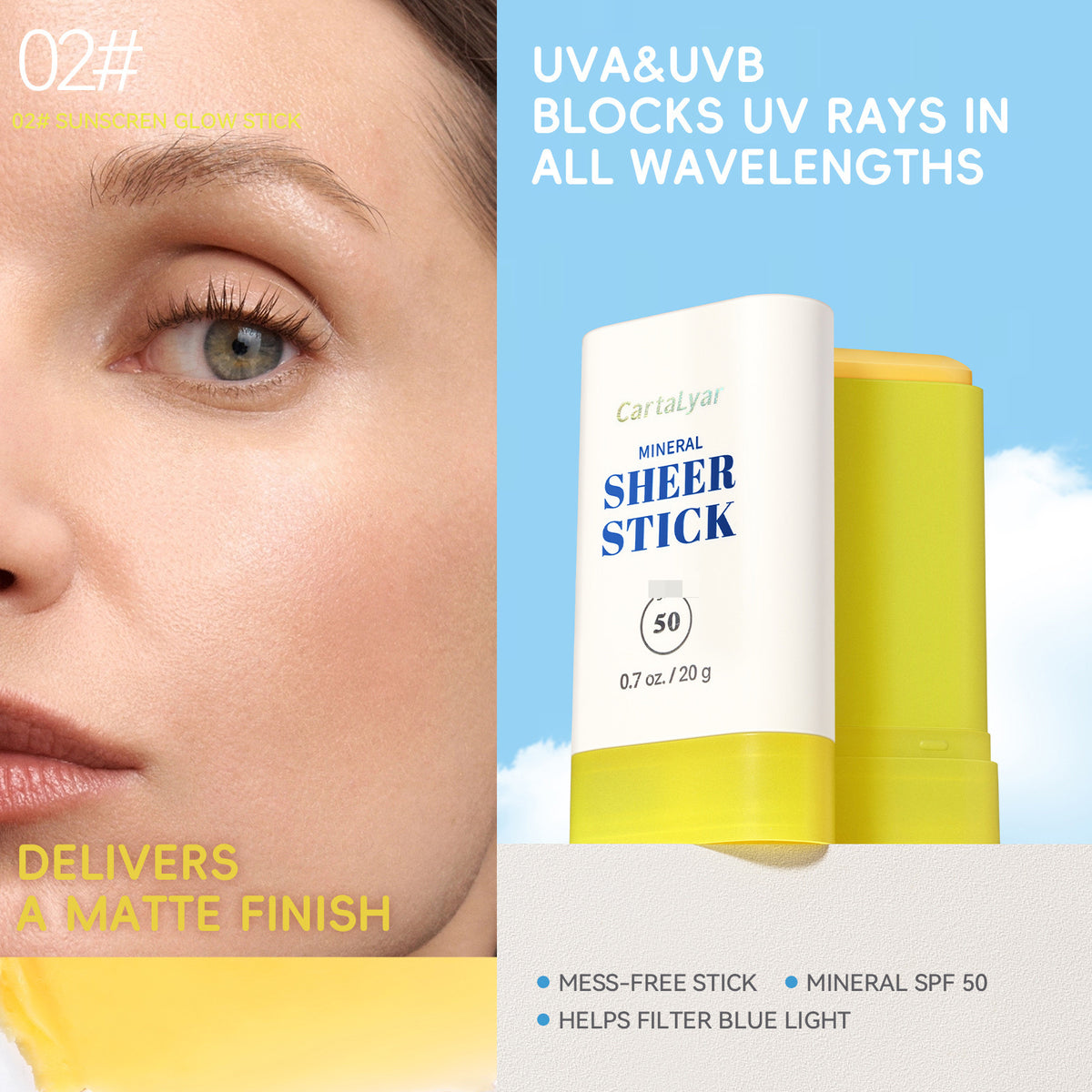 Sun Moisturizing Stick Protects Against Ultraviolet Rays