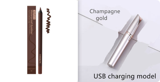 Eyebrow Hair Remover Pen - Electric Trimmer with LED Light