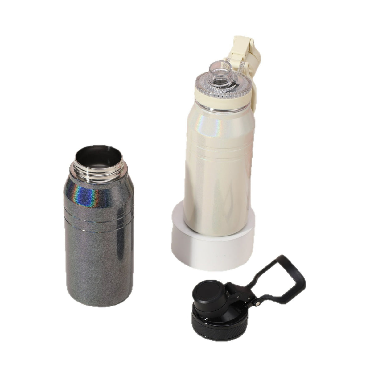 Portable Stainless Steel Sports Drink Cup with Strap - Home & Travel Use