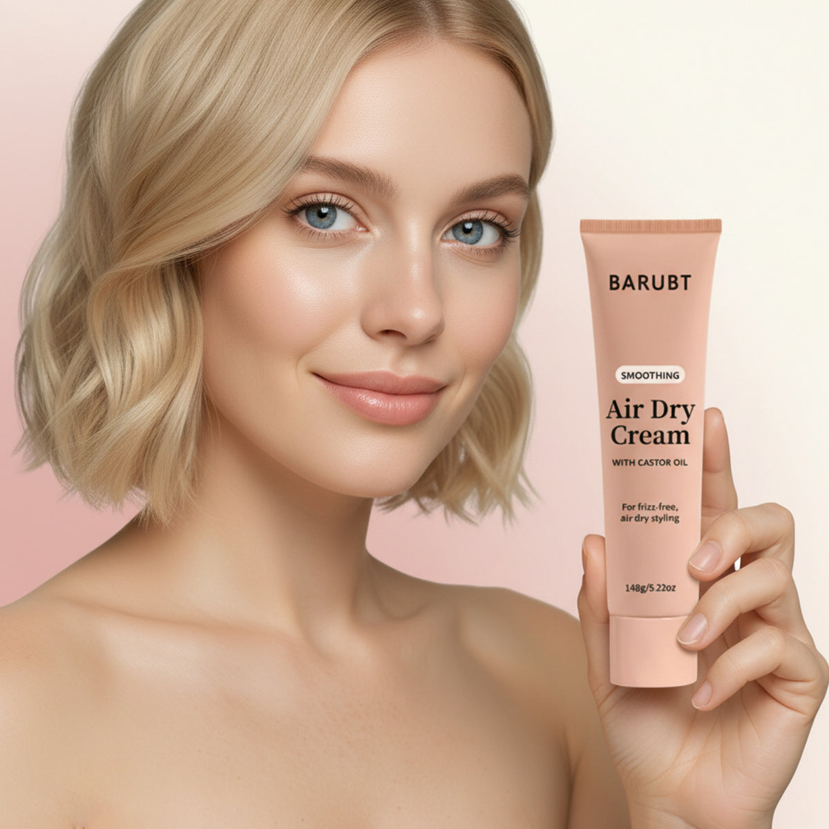 Moisturizing Hair Drying Cream for Dry, Brittle Hair - 30ml