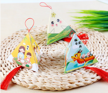 Dragon Boat Festival Handmade Model Kit with 3D Dragon Boat and Decor - DIY Craft
