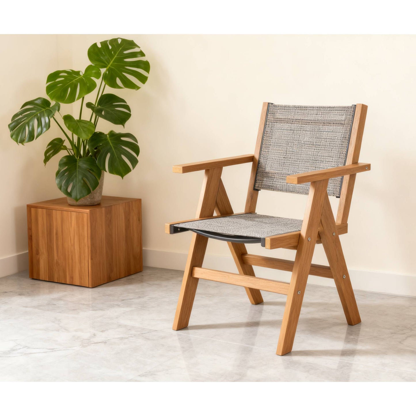 HIPS Outdoor Dining Chair Perfect For Patio Meal Togethers & Garden