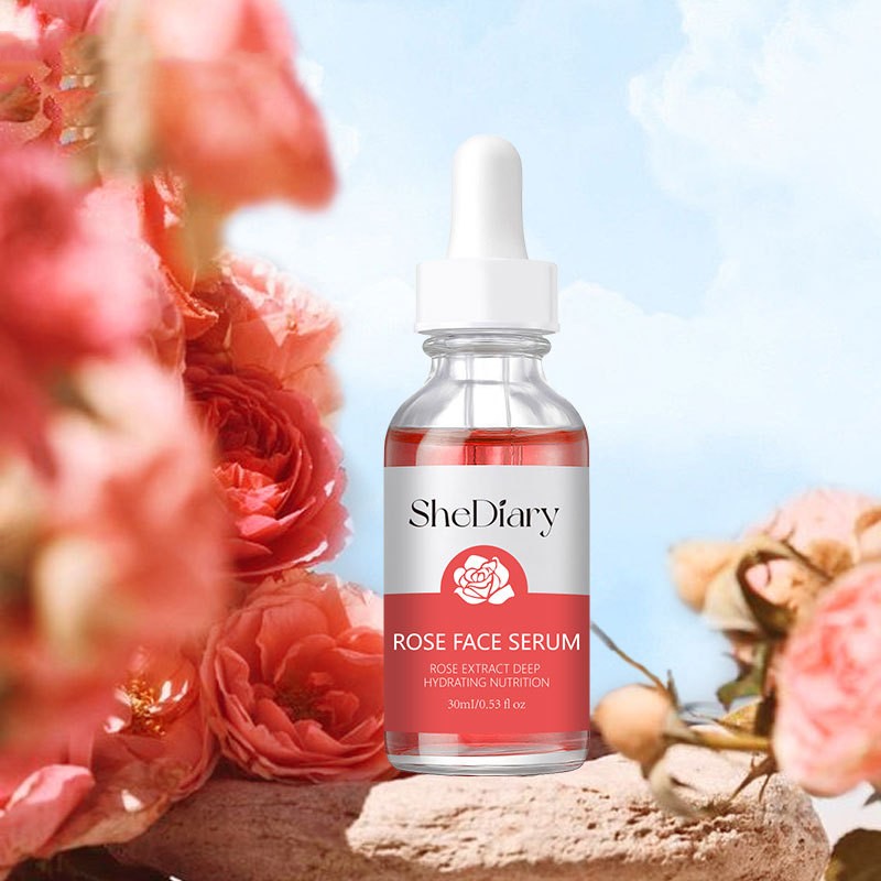 Rose Nourishing Facial Essence for Dry Skin - 30ml Moisturizing Care Solution
