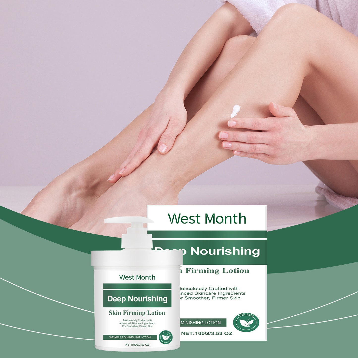 Firming Body Cream with Niacinamide & Hyaluronic Acid - Moisturizing Lotion