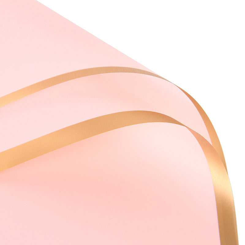 Waterproof Jelly Film Flower Wrapping Paper - 100 Sheets