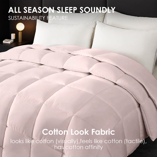 Pink Oversized Duvet Inserts - Soft & Fluffy Bohemian Design