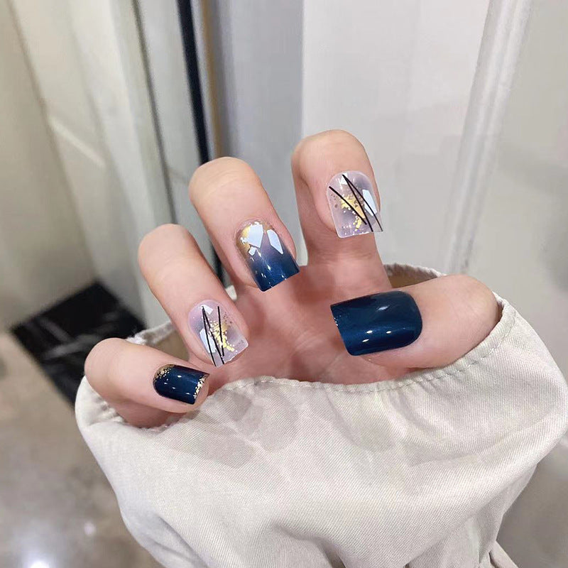 Nail Sticker Set with Glue for Nail Art - Multiple Colors Styles