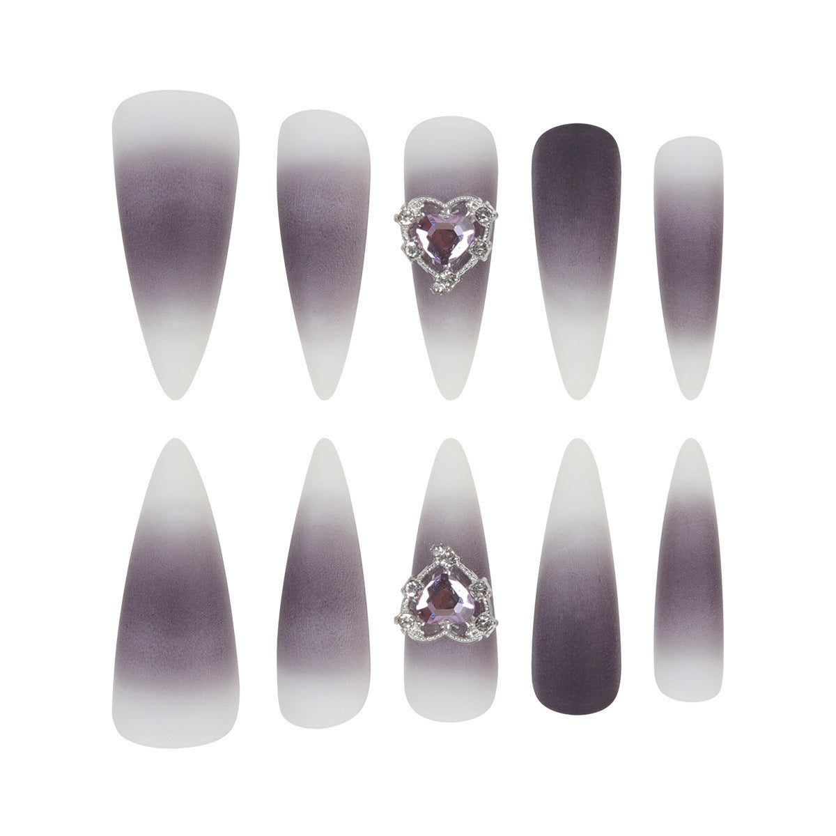 Gothic Nail Art Kit - Dark Love Sweet Wearable Nails for Creative Nail Designs