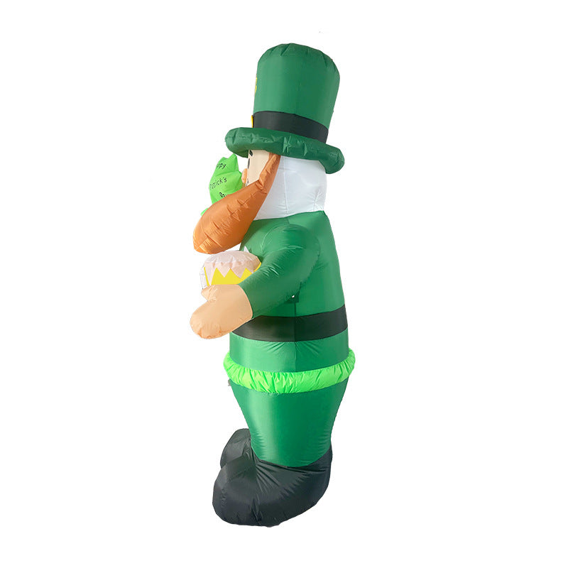 Inflatable Party Decoration with Luminous Elderly Figure for Carnival and Festive Events