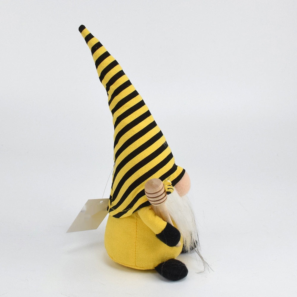 Decorative Bee Hat Ornament – Handmade Nordic Craft Gift for Home & Party