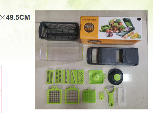 Vegetable Cutter 14-in-1 Kitchen Gadgets Stainless Steel Food Slicer