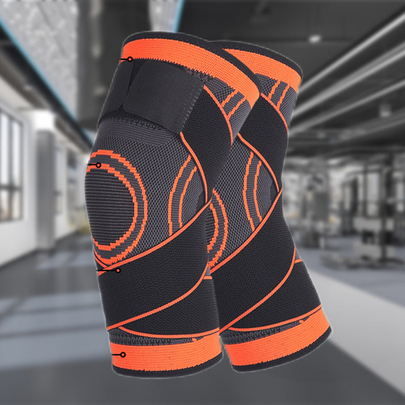 Adjustable Knee Support Wrap for Meniscus Protection - Compression Straps