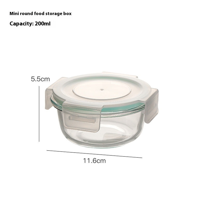 Glass Lunch Box Food Grade Sealed Container for Microwave Oven