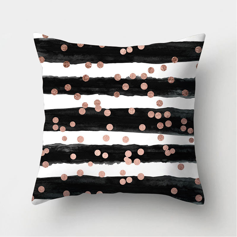 Velvet Leather Cushion Cover Sofa Pillowcase Modern Home Decor 45x45cm