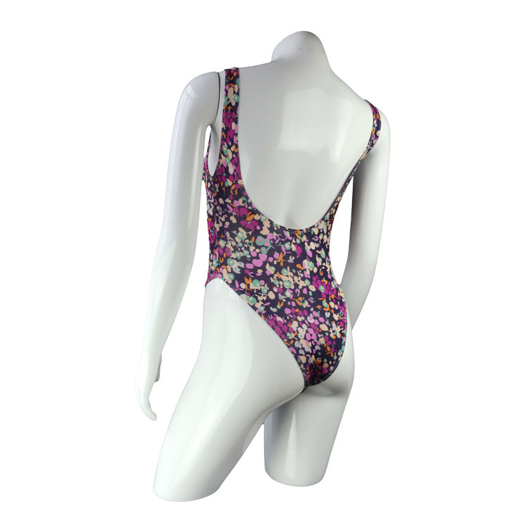 Color Printing Buttock Wrap One-Piece Backless Body Shaper for Adults