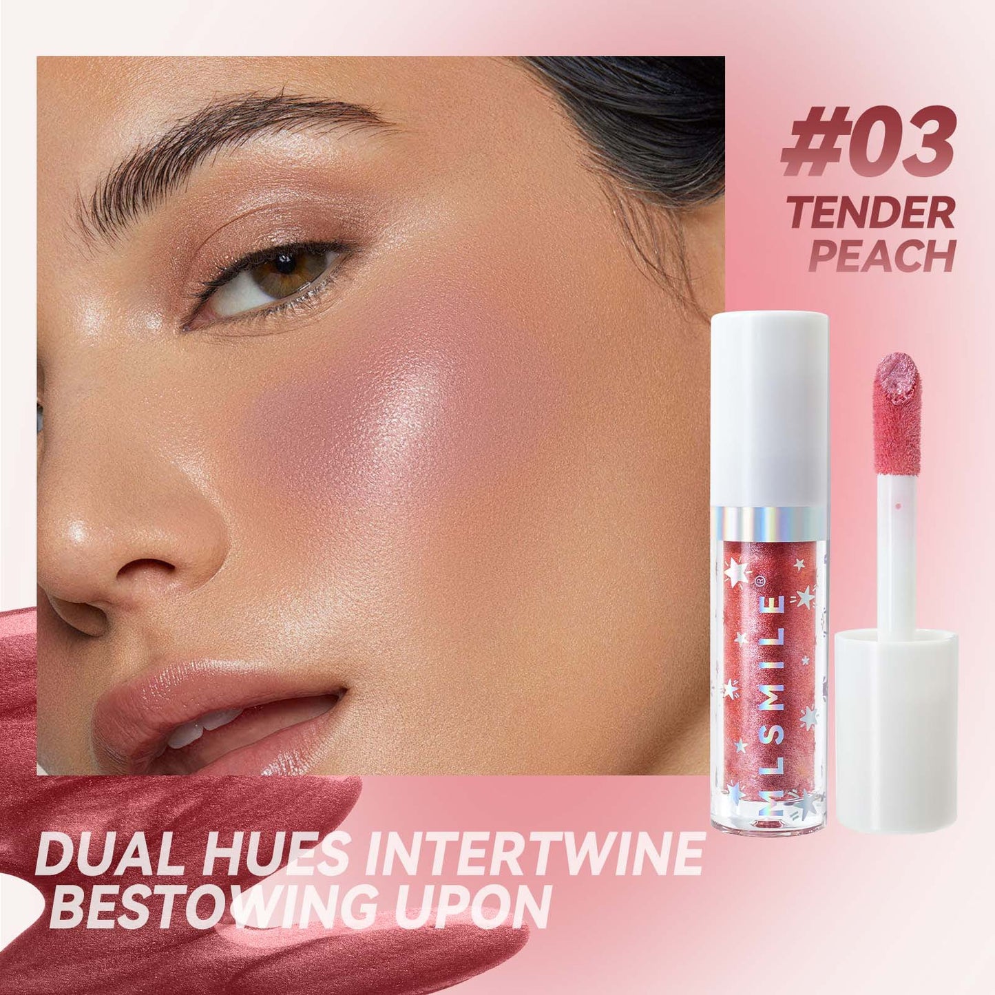 Marble Liquid Blush Brightening Face Makeup Rouge - Multiple Colors