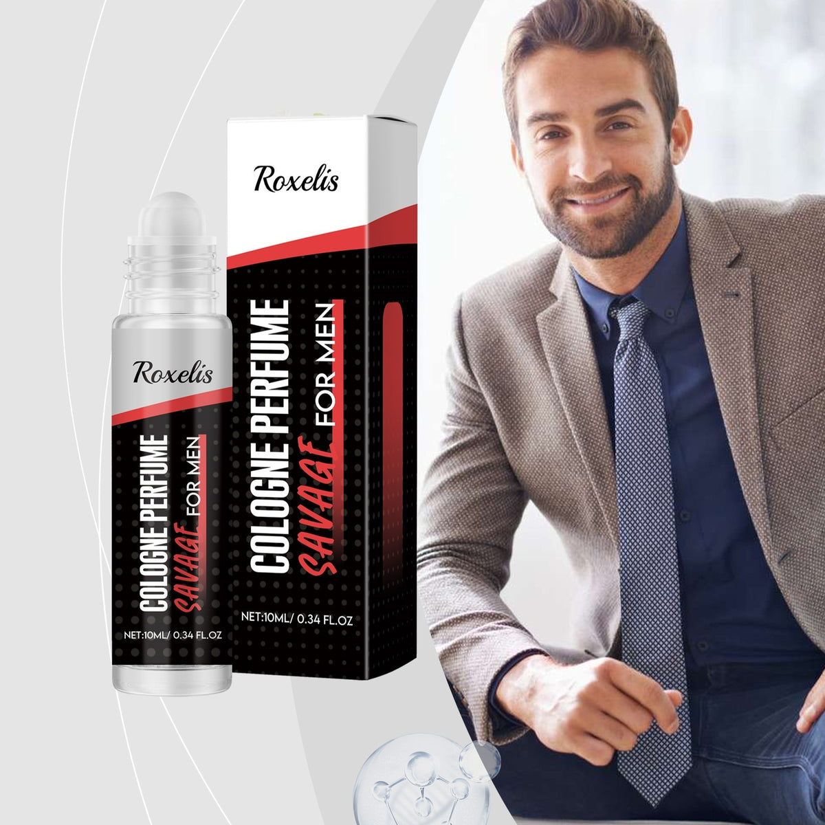 Men's Pheromone Cologne 10ml - Fragrance for Attraction and Confidence