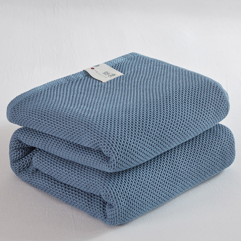 Cotton Honeycomb Towel Quilt - Single & Double Size Home Textiles
