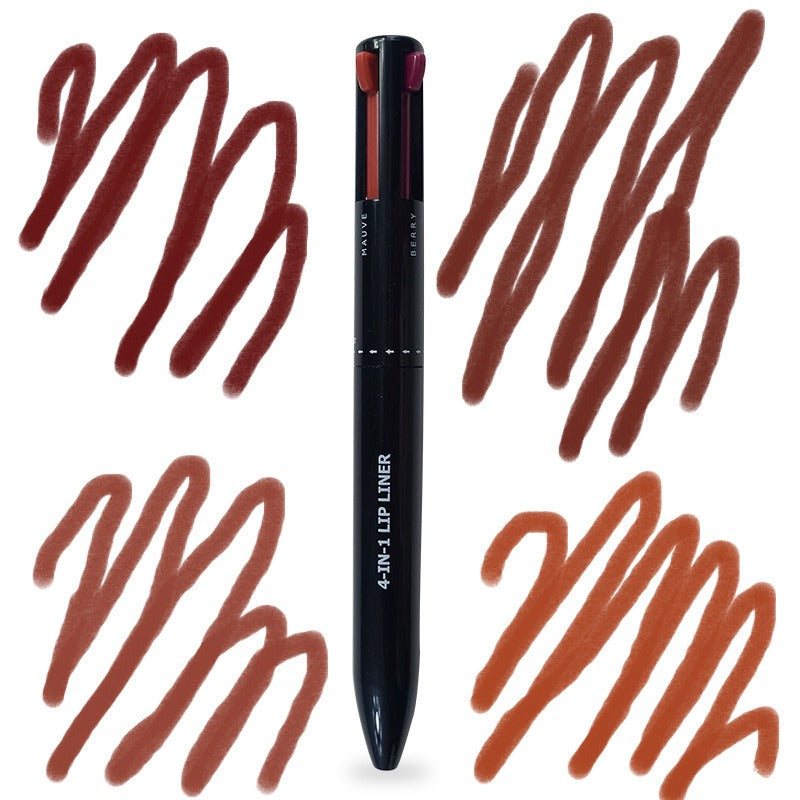 4-in-1 Multifunctional Makeup Pen - Eyeliner, Lip Liner, Eyebrow & Highlighter