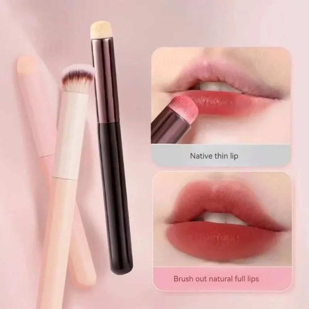 Professional Lip Makeup Brush with Round Head - Multi-Functional Cosmetic Tool