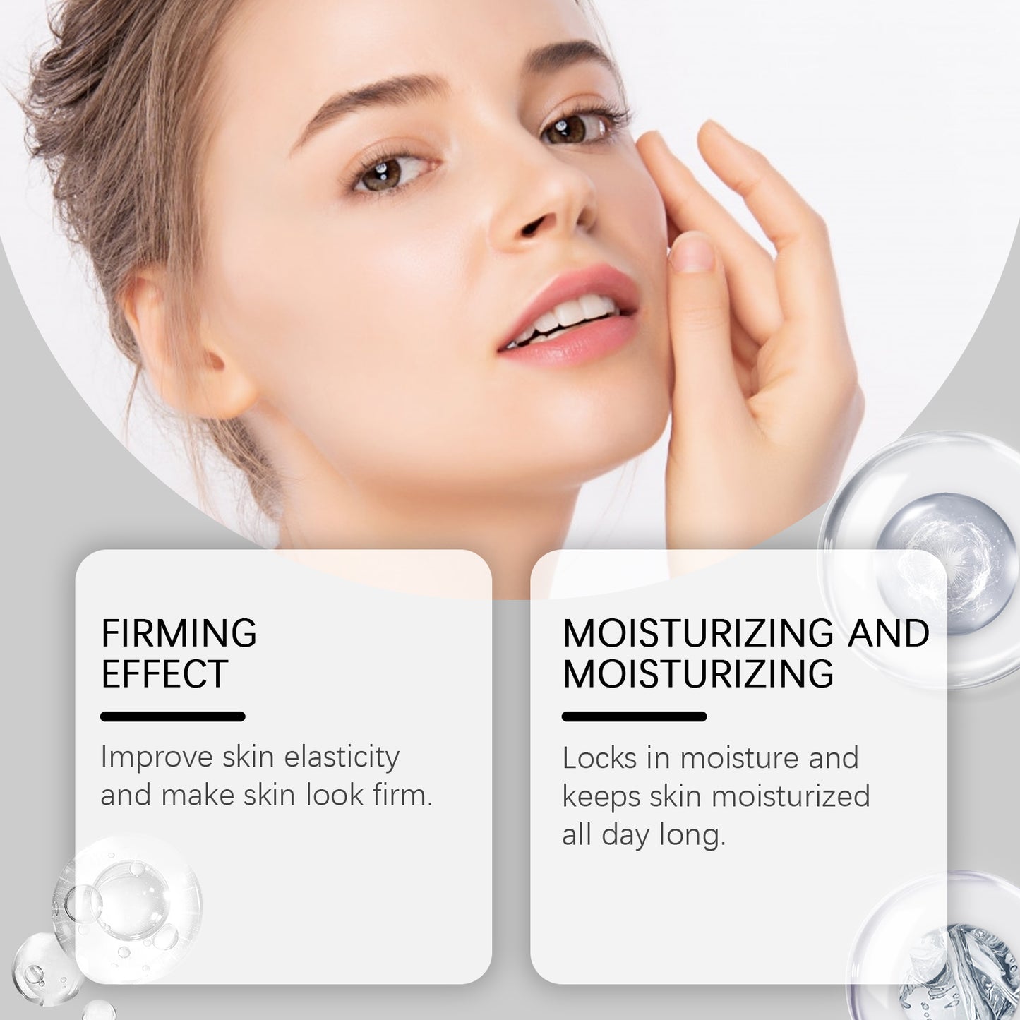 Facial Firming Essence with Hyaluronic Acid - 30ml Hydrating Skin Serum