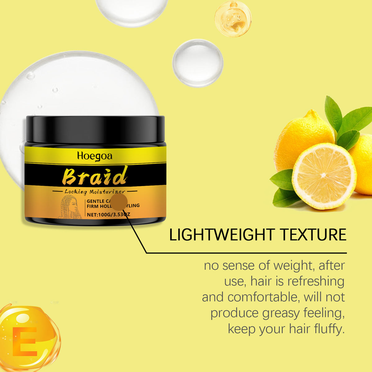 Matte Long-lasting Fluffy Shaping Moisturizing Fragrance Natural Hair