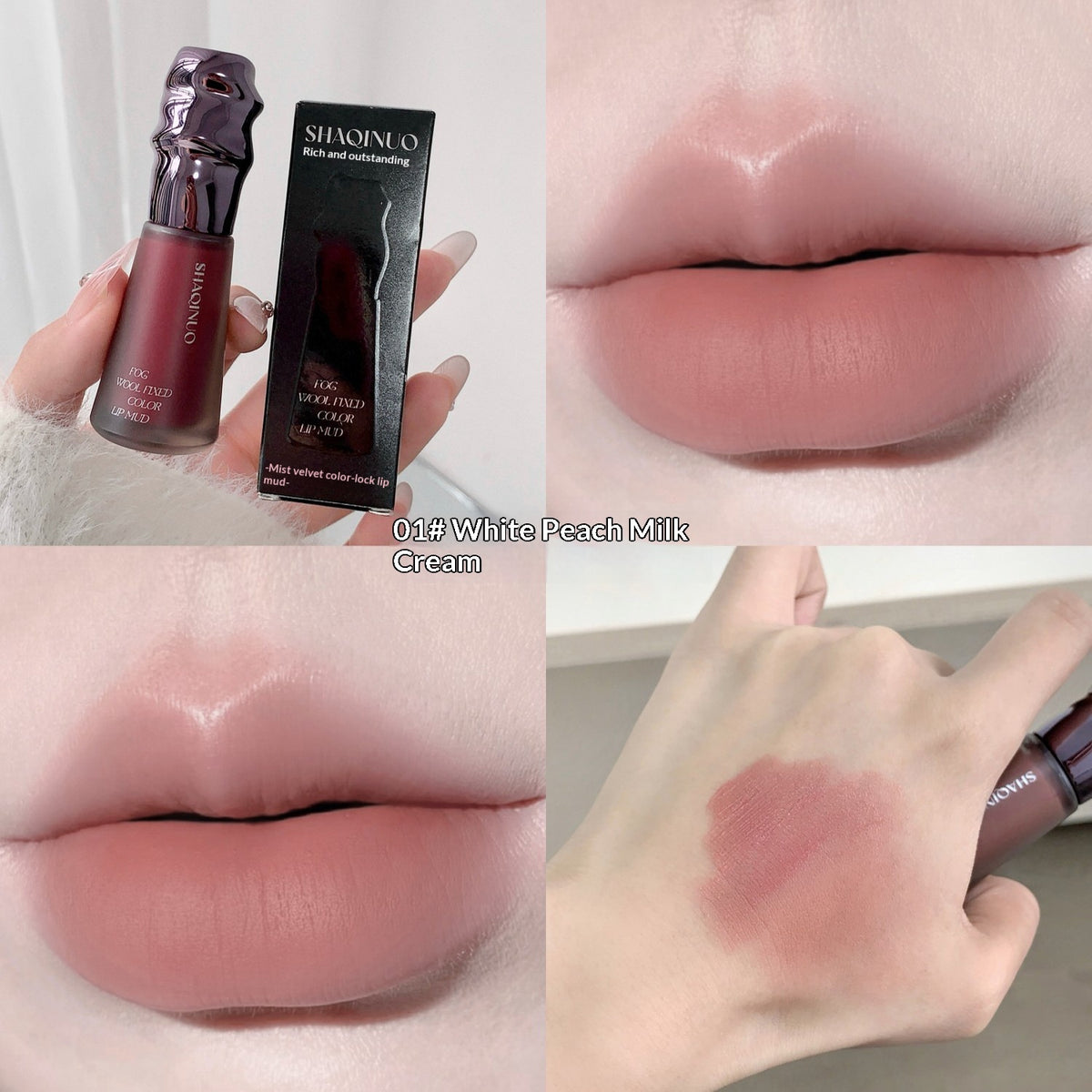 Velvet Color-Fixing Matte Lip Glaze Lipstick – Skin Tone Enhancing, 5g