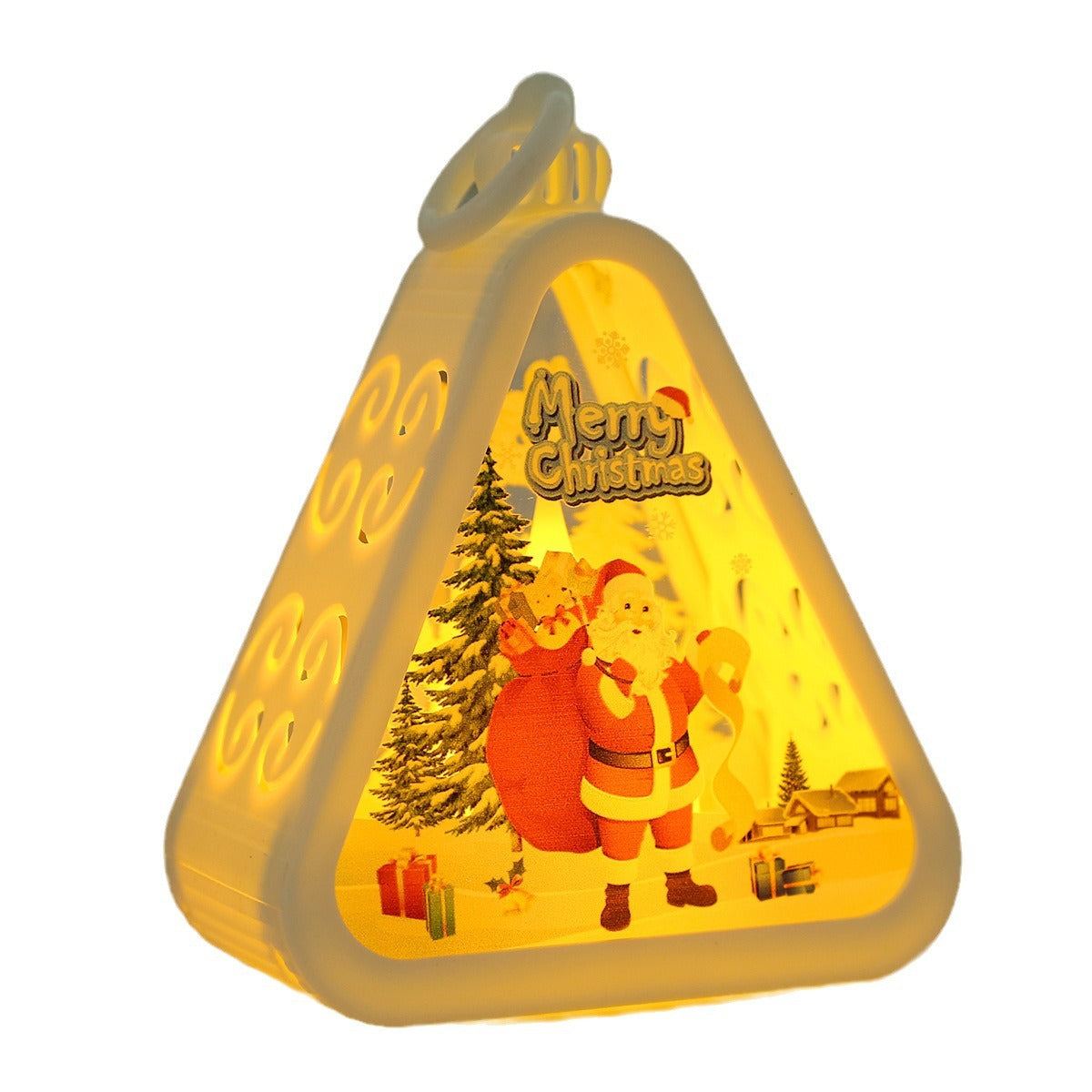 Retro Electric Candle Lamp Christmas Decorations Luminous Ornaments