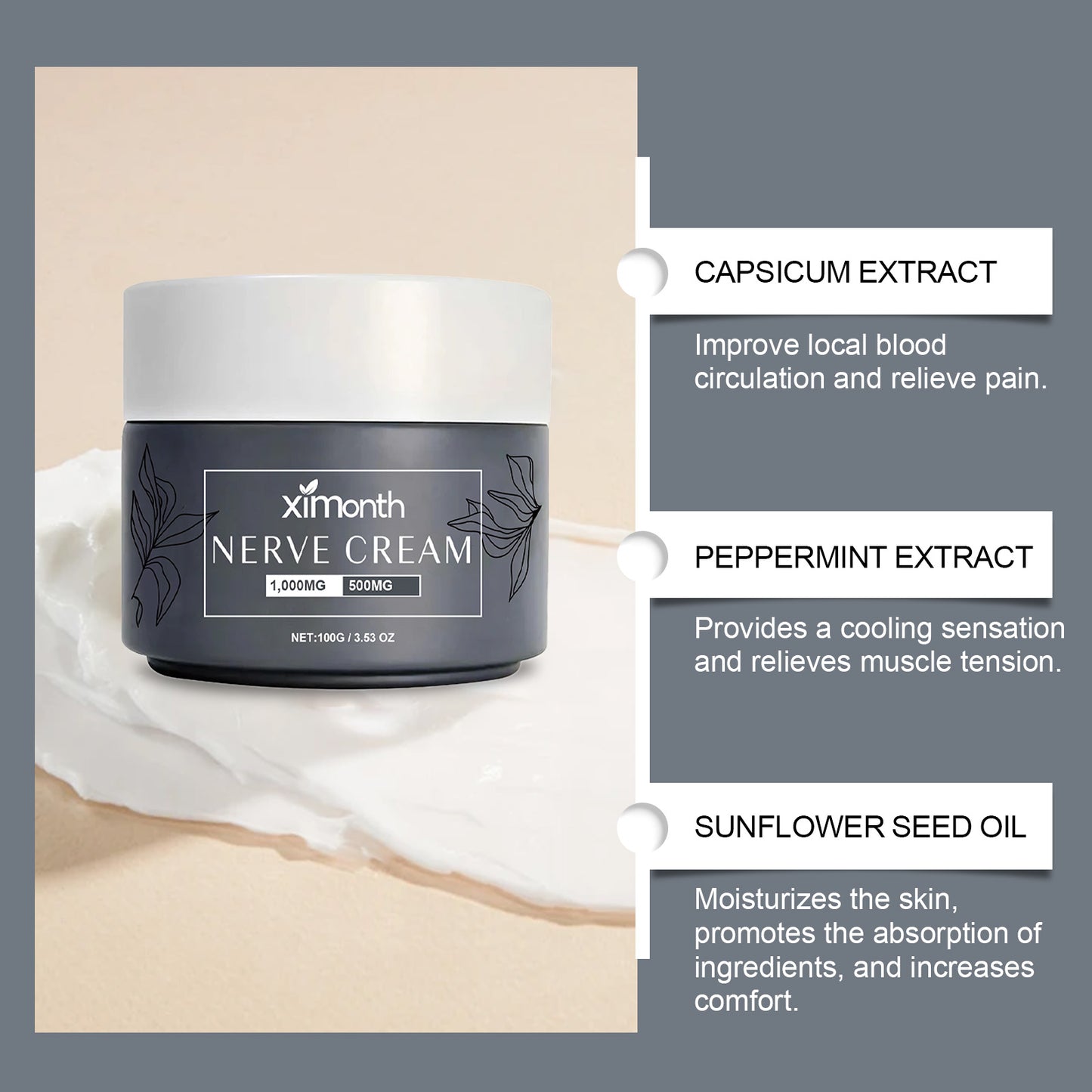 Herbal Joint Repair Cream - Soothing Massage Lotion for Knee & Body Pain