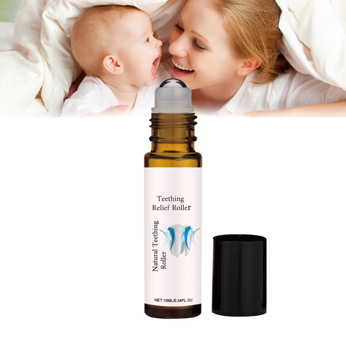 Baby Skin Soothing Oil Roll-On - Moisturizing Teething Essential for Kids