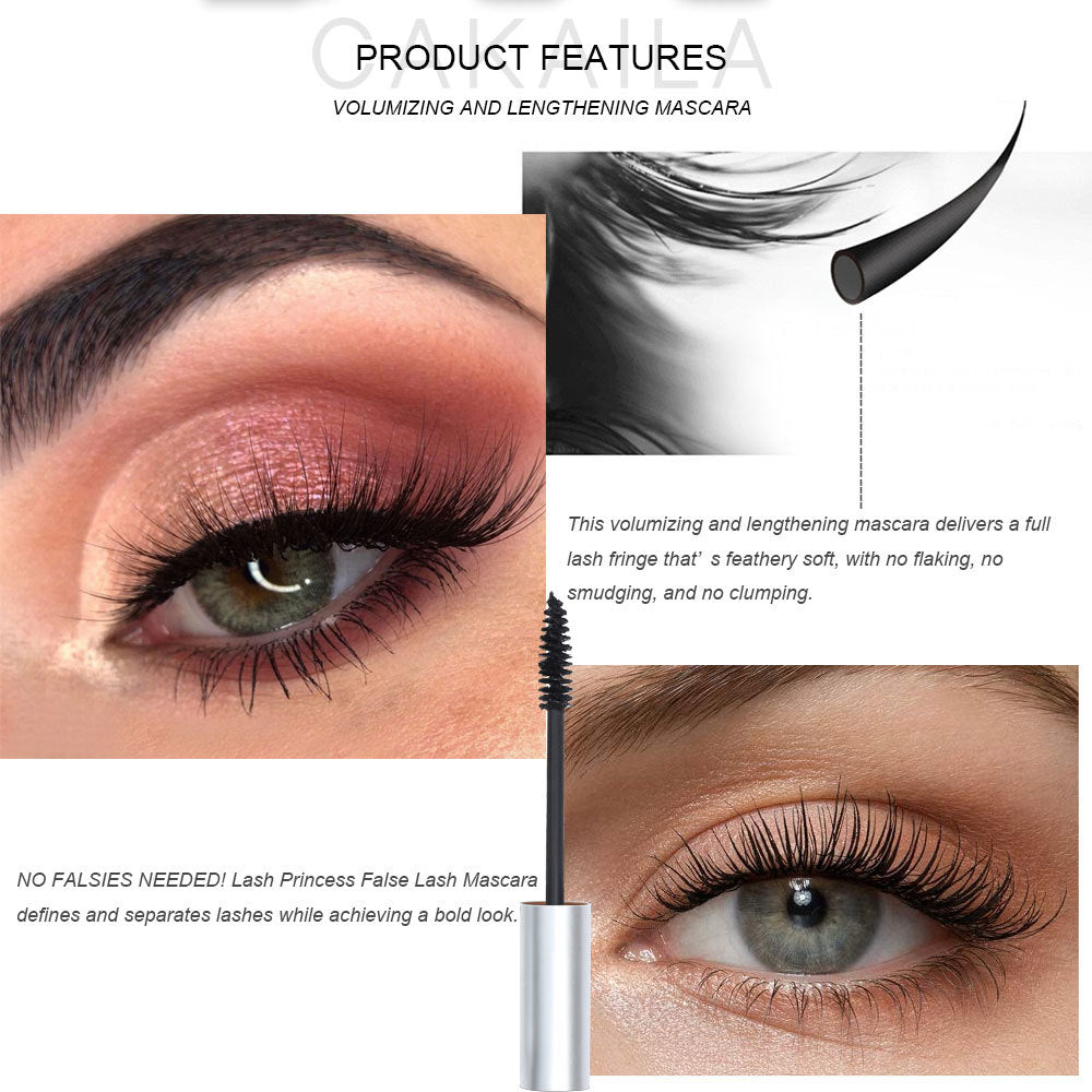 Waterproof Volumizing & Lengthening Mascara - 3.5ml Black, Long Lasting