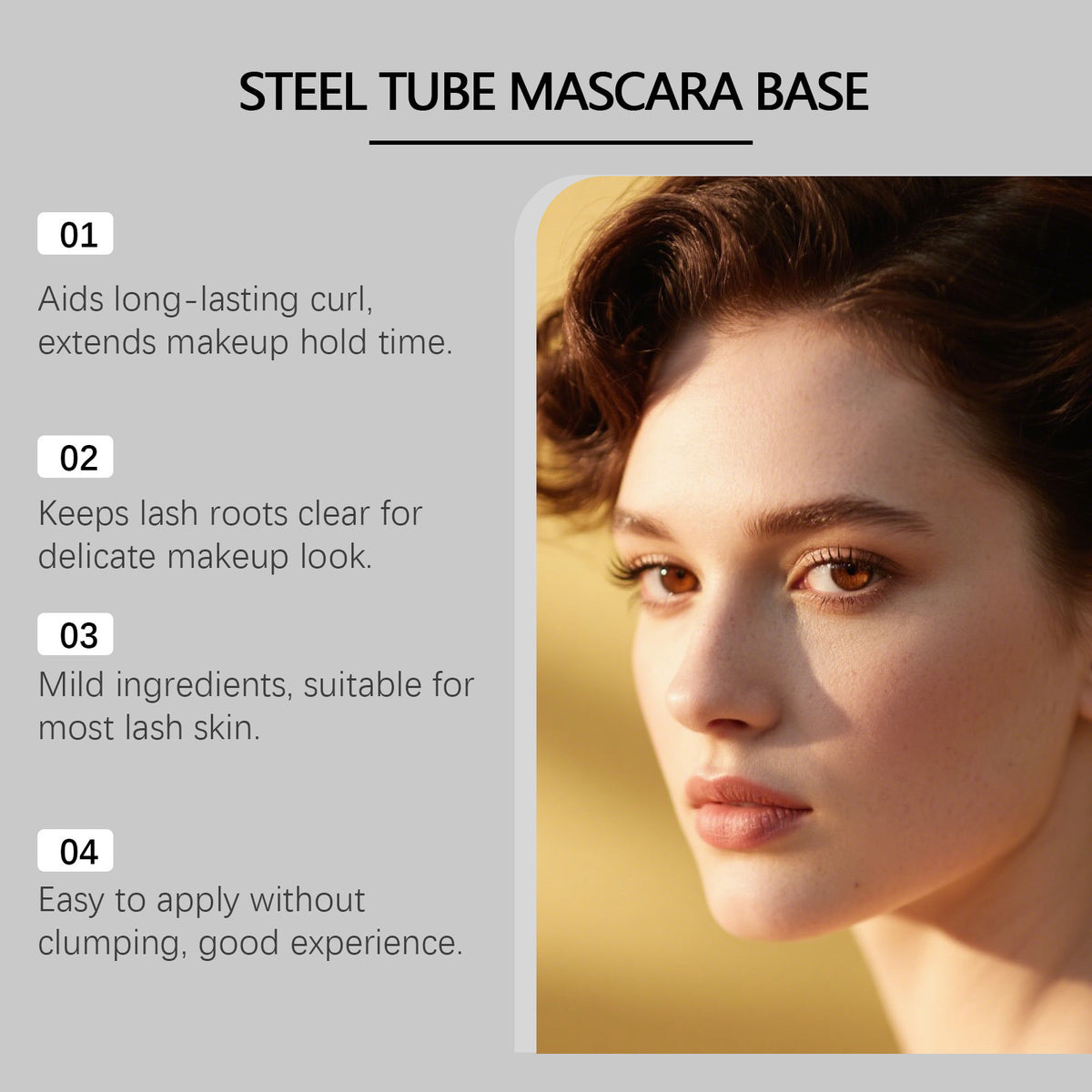 Lash Primer for Curled Lashes 4g - Natural Look, Long-Lasting Hold, Easy to Apply