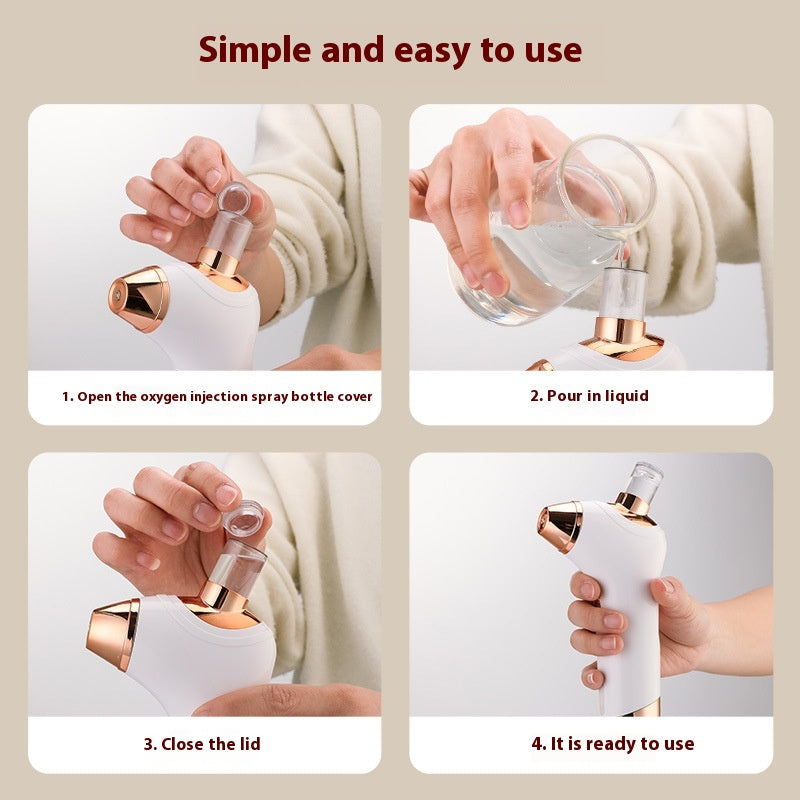 Facial Moisturizer Device with 3 Gears for Hydrating & Cooling Skin Care