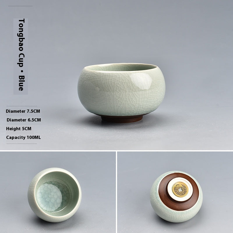 Ceramic Tea Cup Set for Household, Kitchen & Tea Drinking - Multiple Variants