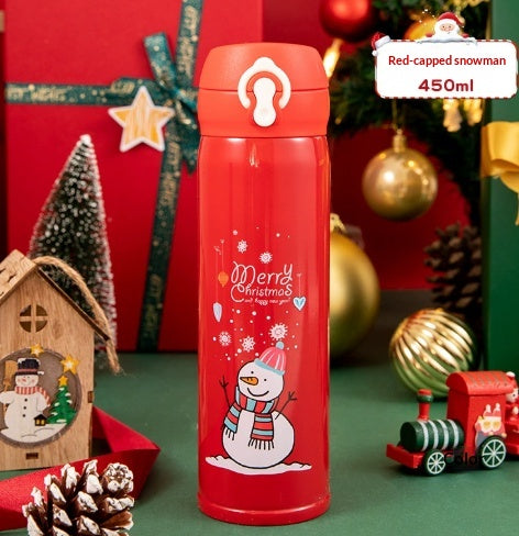 304 Stainless Steel Kids Water Cup with Cartoon Design, 500ML