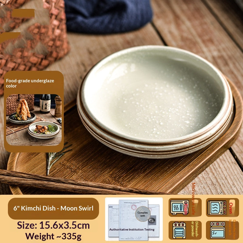 Ceramic Serving Plate for Kimchi and Cold Dishes - Exquisite Dinnerware