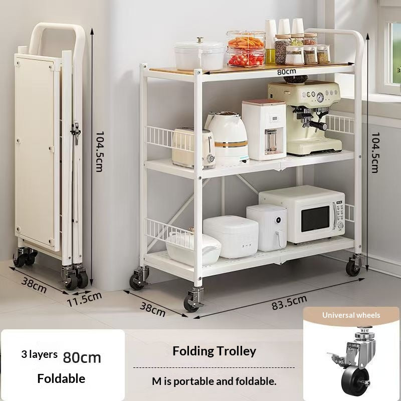 Multi-Purpose Metal Wall Shelf for Living Room & Bedroom Storage - 3 Tiers
