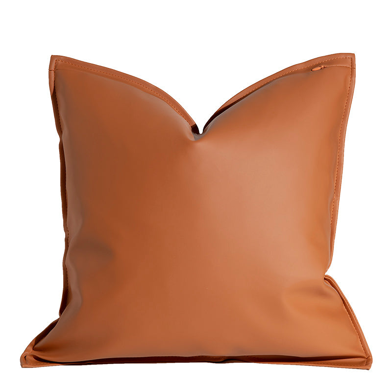 Nordic Style Leather Sofa Pillow Cover | Living Room Cushion Support