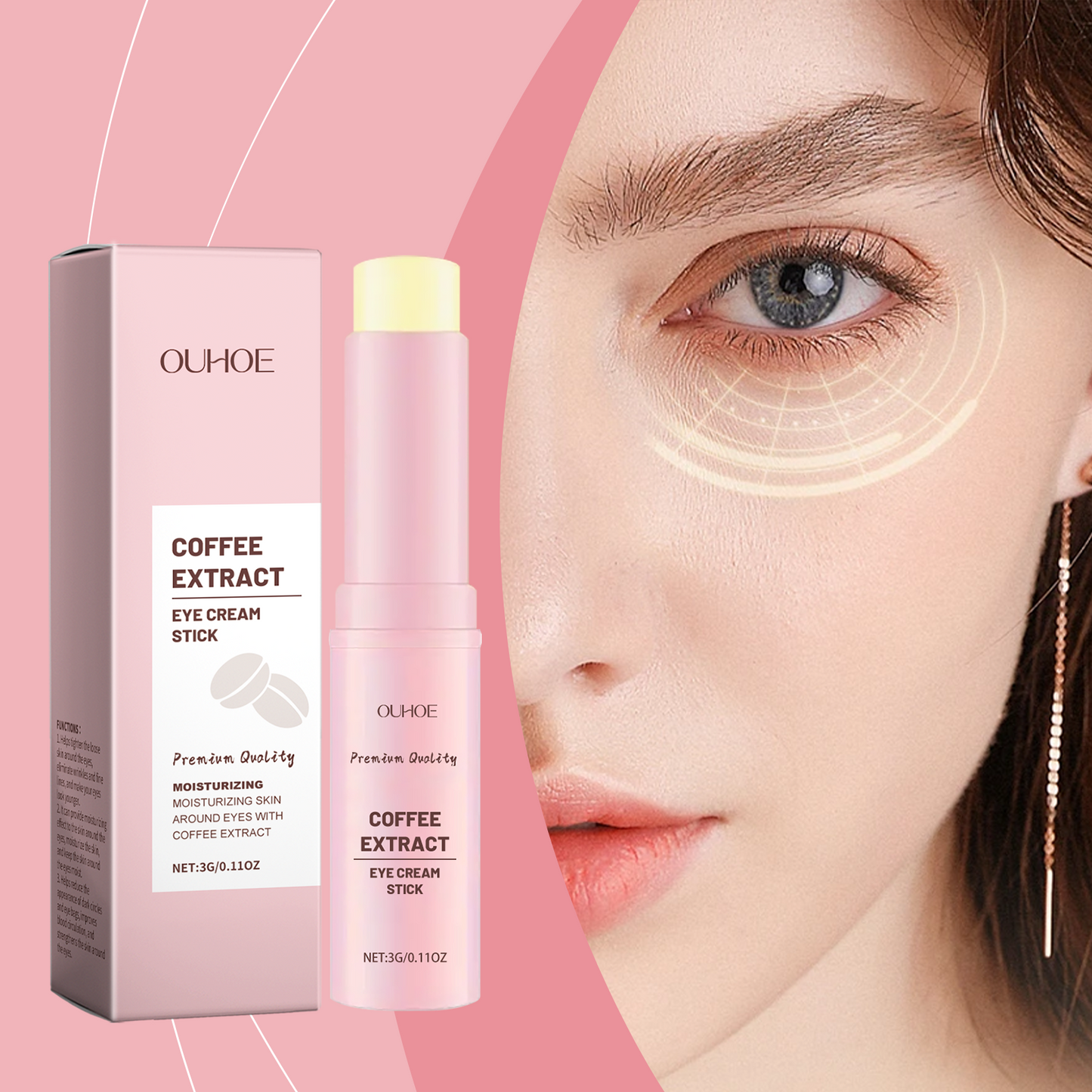 Moisturizing Eye Cream Stick for Firming and Fine Lines