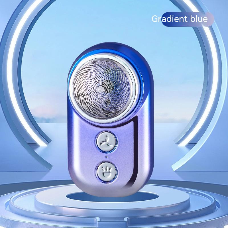 Men's Portable Electric Shaver with LED Light
